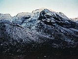 401 Hiunchuli From Annapurna Sanctuary Base Camp Hiunchuli towers straight up to the south from Annapurna Sanctuary Base Camp.